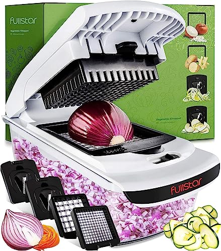 Fullstar The Pro Chopper - Vegetable Chopper and Spiralizer, Food Chopper...